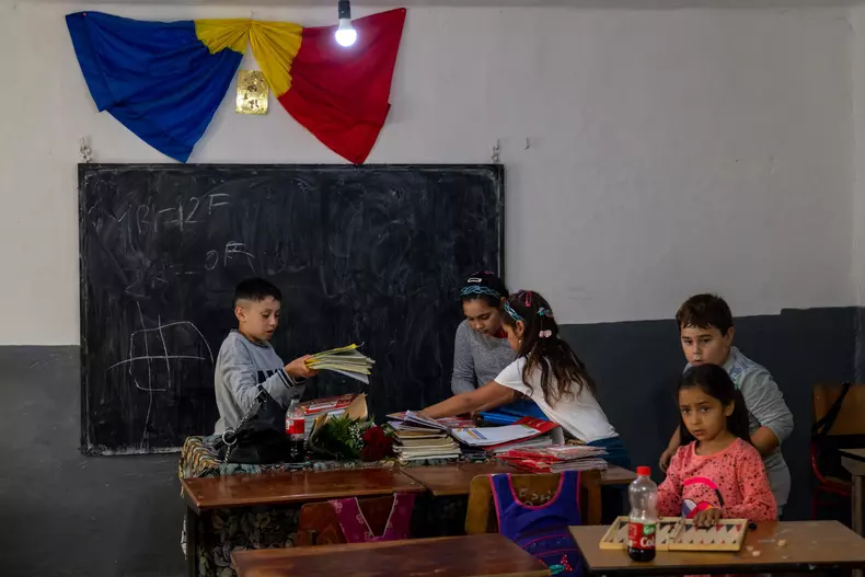 Prima zi de scoala la Stamate, Suceava