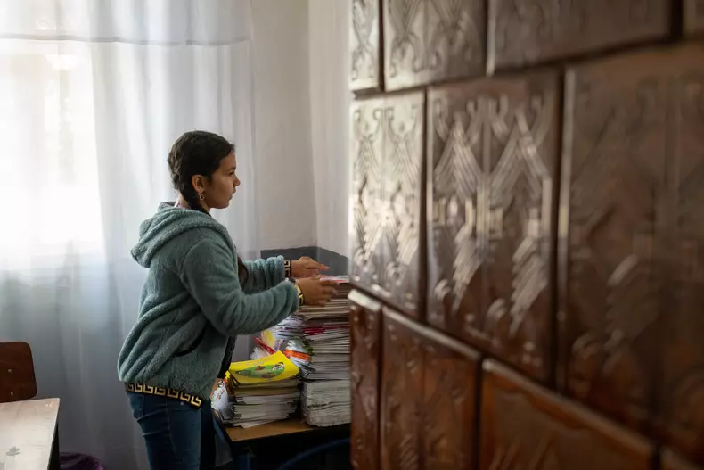 Prima zi de scoala la Stamate, Suceava