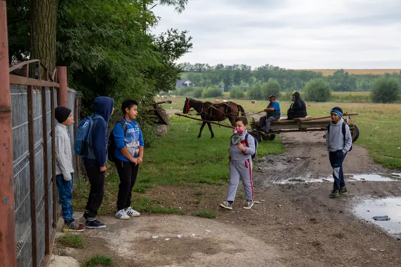 Prima zi de scoala la Stamate, Suceava