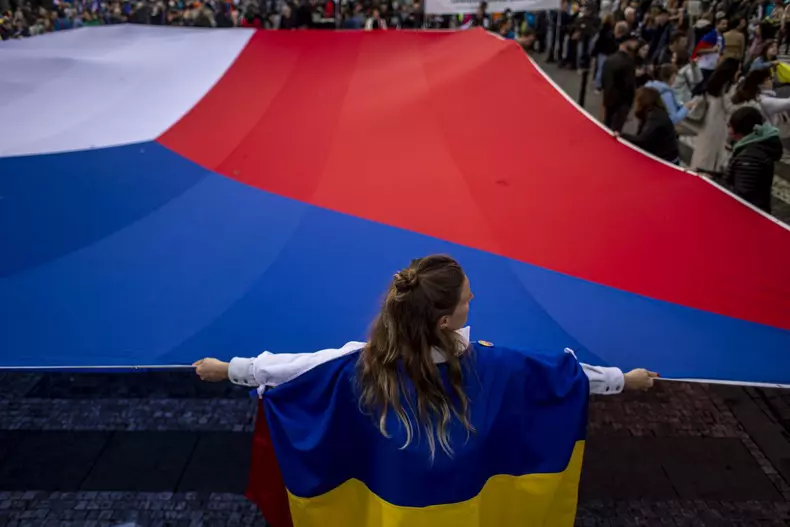 Gathering 'Czechia against fear' in Prague