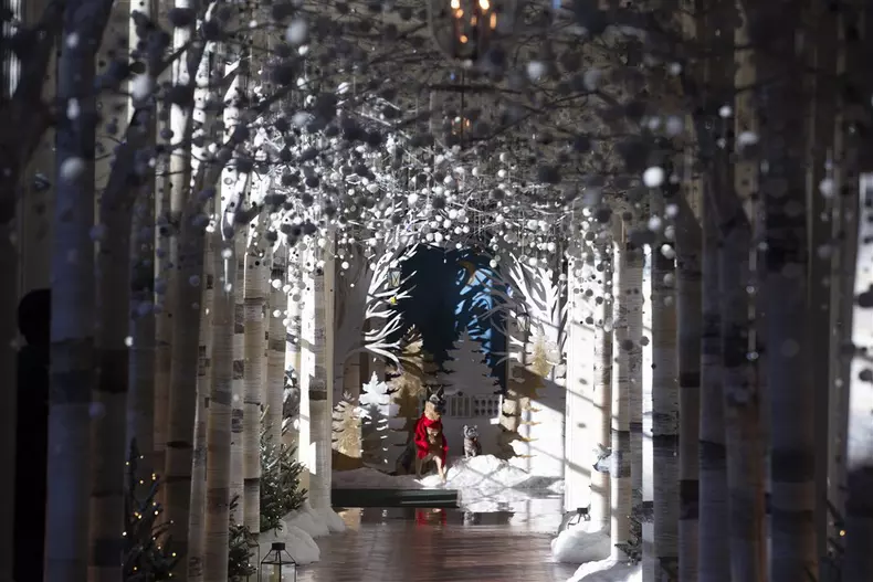 Holiday decor unveiled at the White House