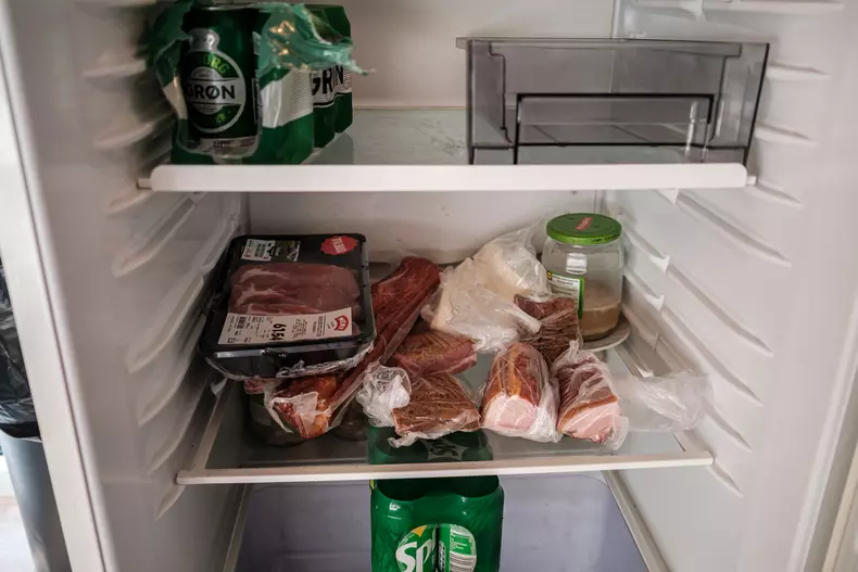 Frigider cu alimentele muncitorilor români, Skagen, Danemarca