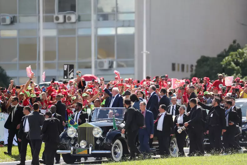 Inauguration ceremony of Inacio Lula da Silva as president of Brazil
