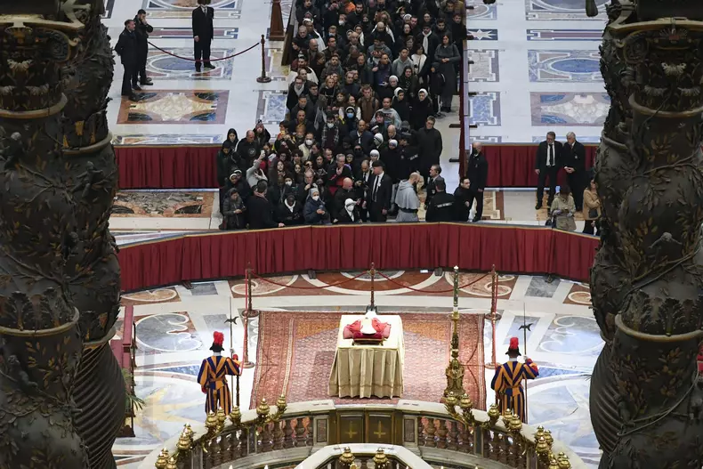 Pope Emeritus Benedict XVI's body to lie in state in St. Peter's Basilica for public viewing