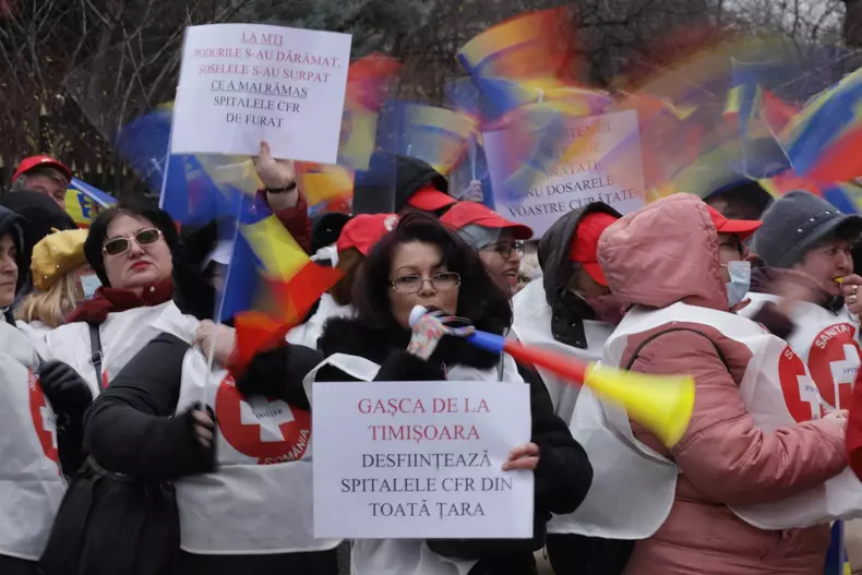 protest-sanitas-ministerul-transporturilor-2