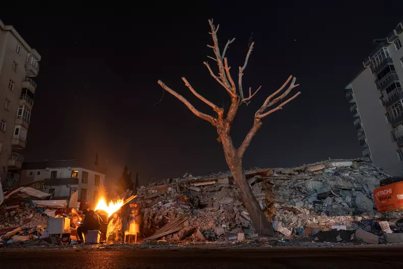 Earthquake in Kahramanmaras, Turkey - 13 Feb 2023