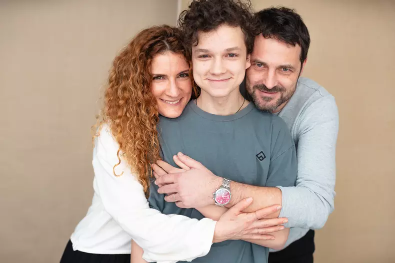 Andreea, Eric și Andrei Aradits