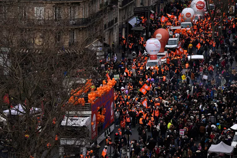 France Pension Protests