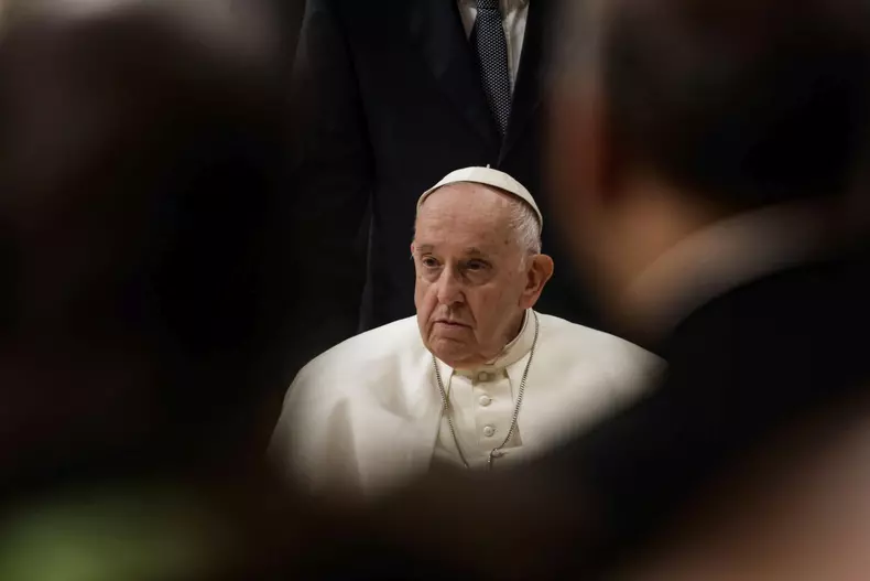 Pope Francis leads Easter Vigil Mass at Saint Peter's Basilica