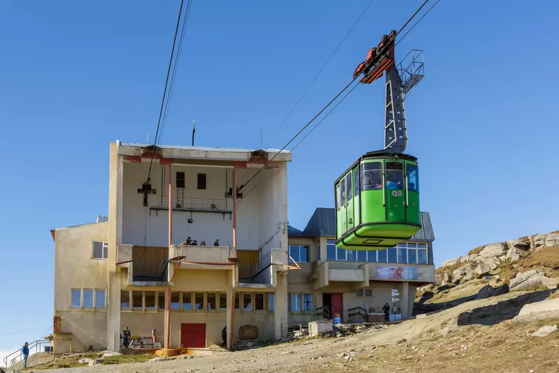 Babele cable car station, Romania