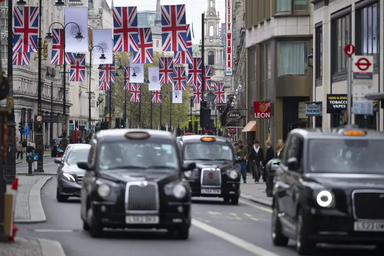 Preparations for coronation ceremony of King Charles III in London
