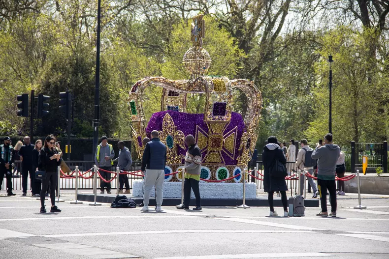 Coronation Day Preparations., London, UK - 03 May 2023