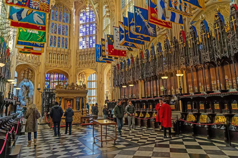 London,,England,,Uk,,January,18th,,2023,,The,Heraldic,Banners,With