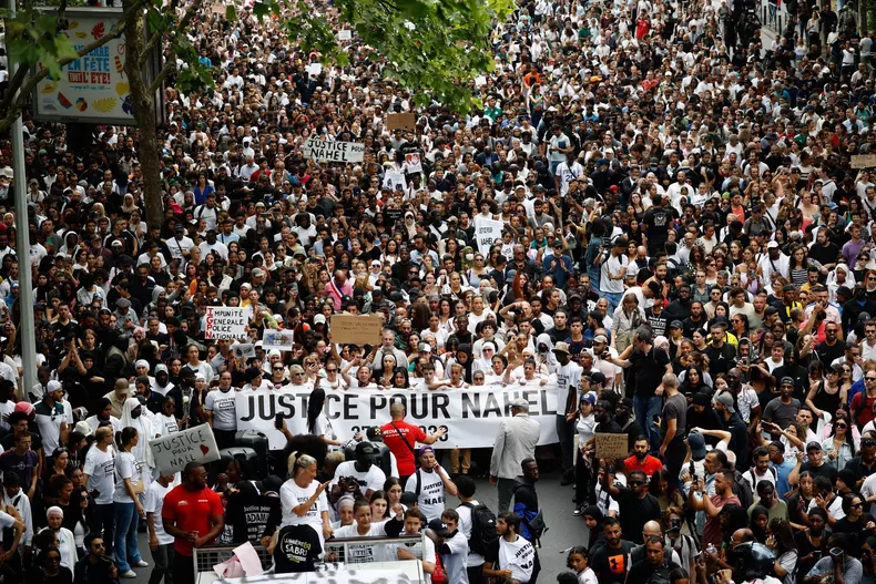 White March In Tribute To Nahel - Paris, France - 29 Jun 2023