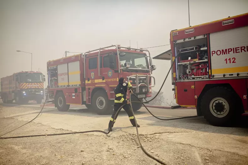 Forest fires in Greece - Rhodes