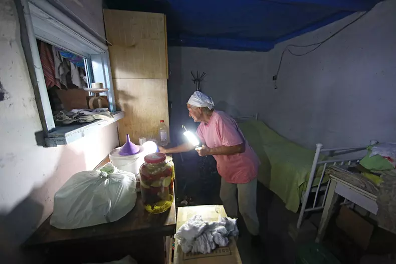 Vira Chernukha Last Inhabitant Of Dementiivka - Ukraine