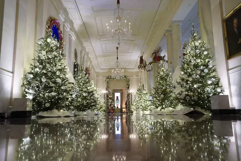 White House Holiday Dcor Preview - Washington