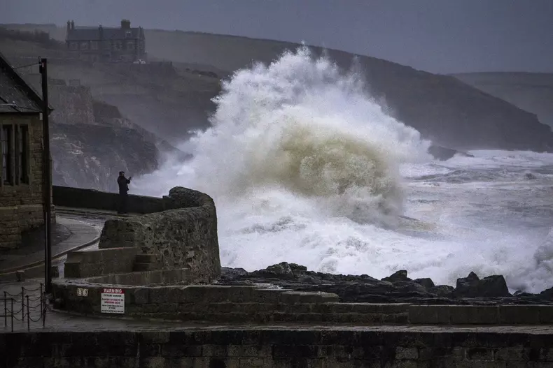 Several people are in hospital and dozens forced out of their homes after Storm Ciarán unleashed its destruction across the British Isles