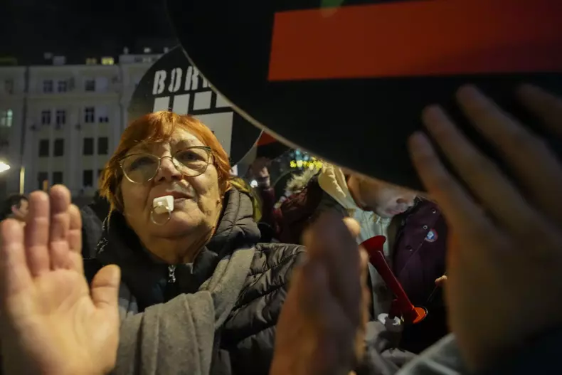 Serbia Election Protest