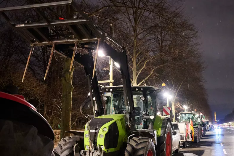 Farmers' protests in Berlin