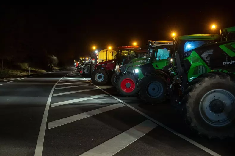 Farmers protest in Germany