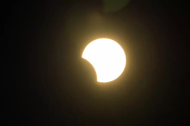 Eclipse in San Francisco, US - 08 Apr 2024