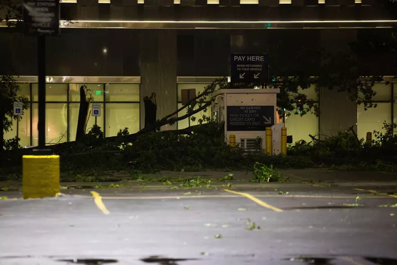 Severe Houston Storm Leaves Widespread Damage, Over 1 Million Without Power, Houston, Texas, United States - 16 May 2024