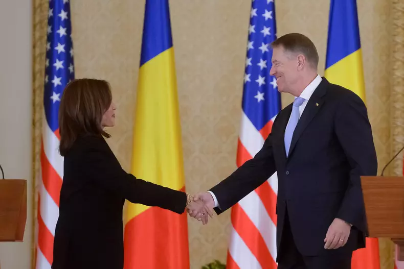 BUCURESTI - PALATUL COTROCENI- IOHANNIS - KAMALA