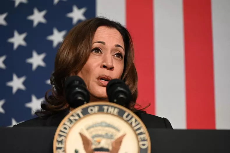 Vice President Kamala Harris comments on Trump shooting in Michigan