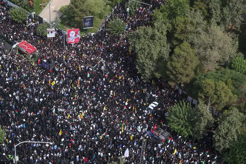 Funeral Procession For Hamas Leader Ismail Haniyeh In Tehran
