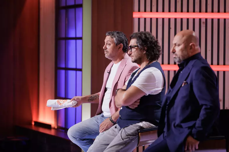 Chef Sorin Bontea, Chef Florin Dumitrescu si Chef Catalin Scarlatescu - MasterChef Romania (2)