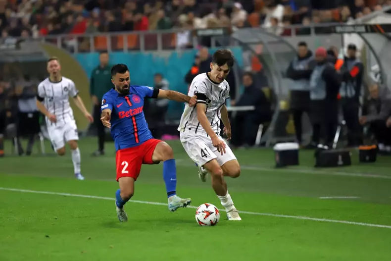 FCSB a învins-o pe Midtjylland în Liga Europa, scor 2-0, și a reușit a treia victorie în primele patru meciuri din grupă