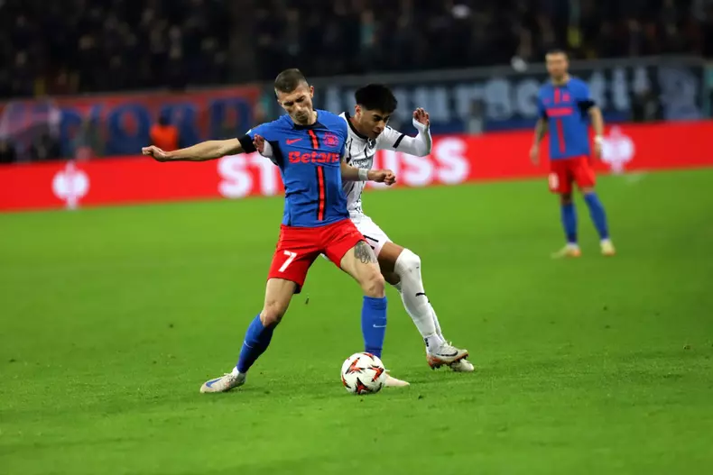 FCSB a învins-o pe Midtjylland în Liga Europa, scor 2-0, și a reușit a treia victorie în primele patru meciuri din grupă
