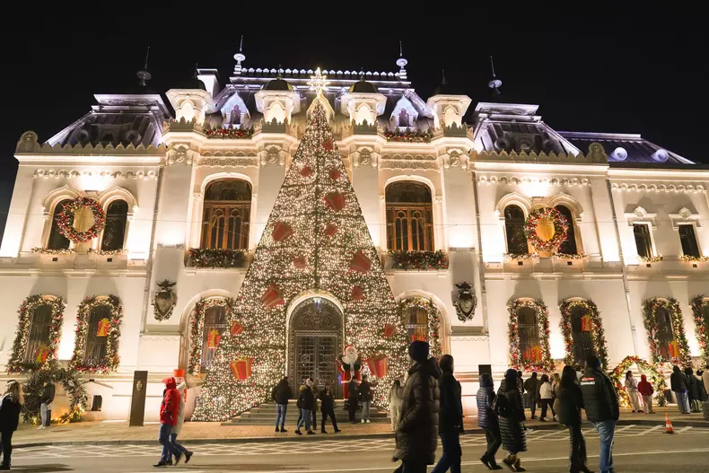 Imagine de la târgul de Crăciun din Craiova. Sursă foto Facebook Târgul de Crăciun Craiova