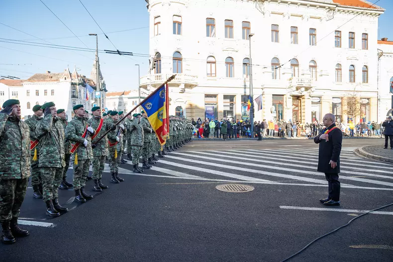 parada militara cluj Foto Facebook Emil Boc