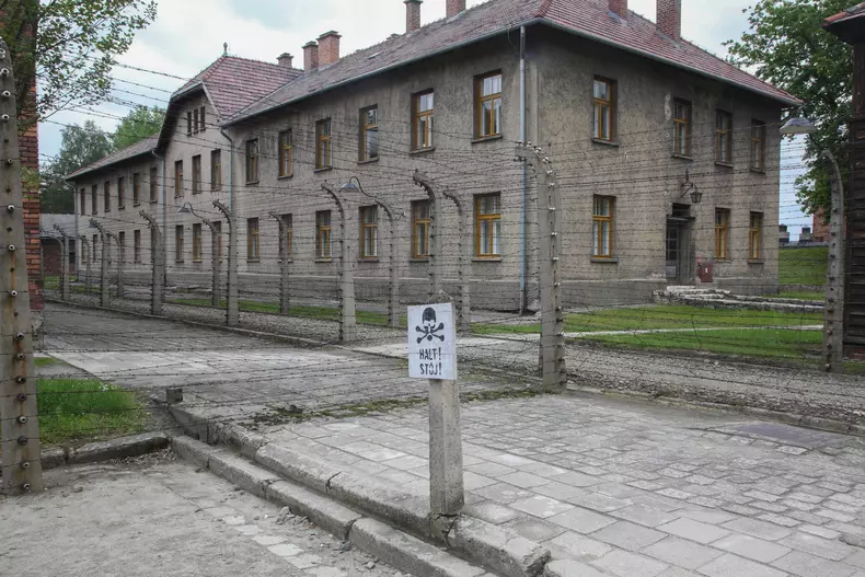 Auschwitz, former German Nazi concentration camp, Poland - 25 May 2015