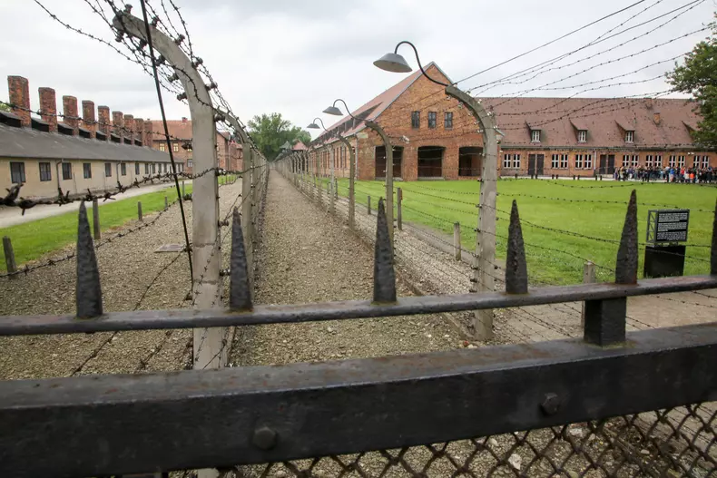 Auschwitz, former German Nazi concentration camp, Poland - 25 May 2015