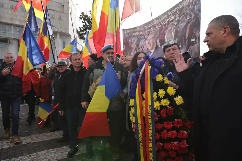 Protest Călin Georgescu, Mica Unire, 24 ianuarie 2025 - Foto Vlad Chirea
