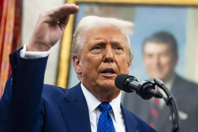 Tulsi Gabbard sworn in as Director of National Intelligence in the Oval Office