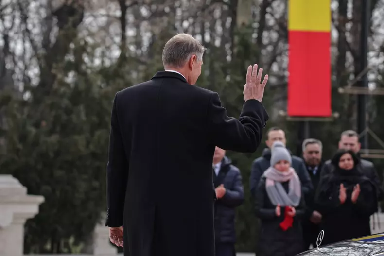Klaus Iohannis - ceremonia de finalizare a mandatului de presedinet