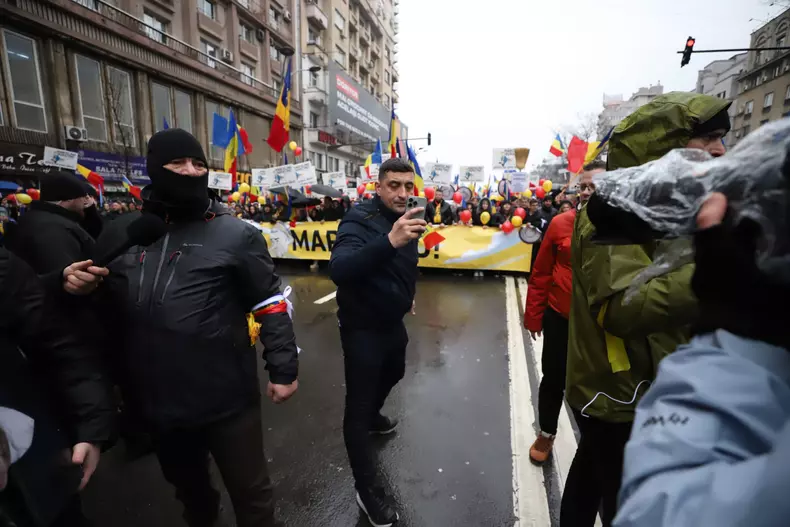 Liderul AUR, George Simion - Miting Aur - Dumitru ANgelescu