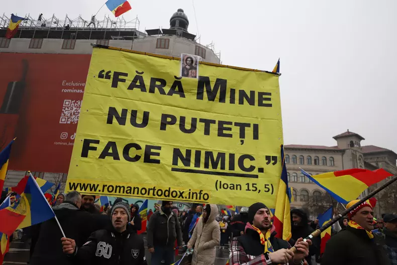 Miting AUR _Călin Georgescu - Dumitru Angelescu