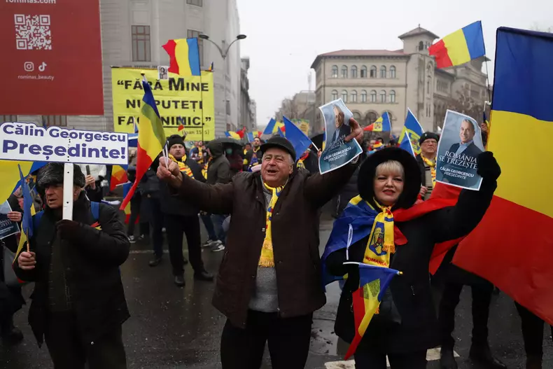 Miting AUR _Călin Georgescu - Dumitru Angelescu1