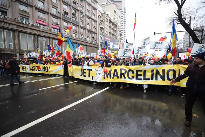 Protest AUR 1 Martie 2025 - Dumitru Angelescu