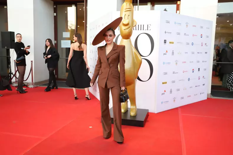 Alexia Eram pe covorul roșu de la Gopo 2025