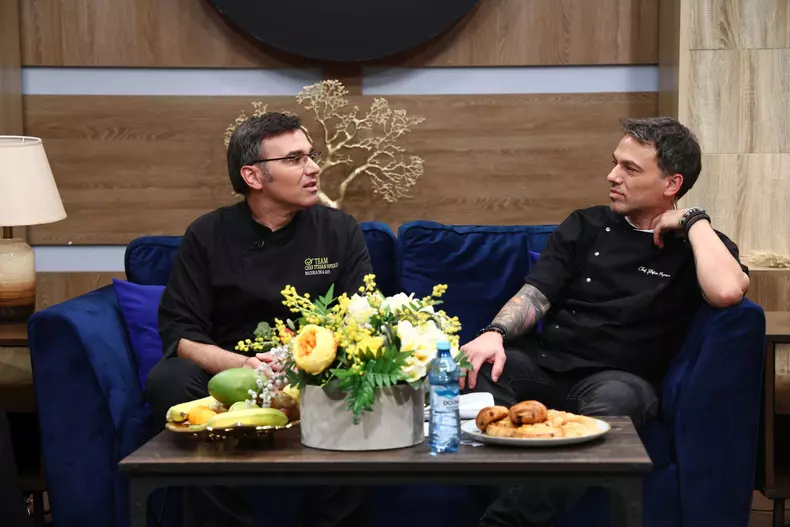 Chef Stefan, alaturi de fratele sau
