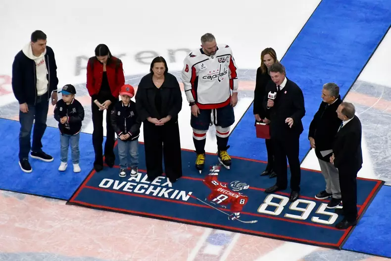 US Russia Ice Hockey Ovechkin NHL Career Goal Record