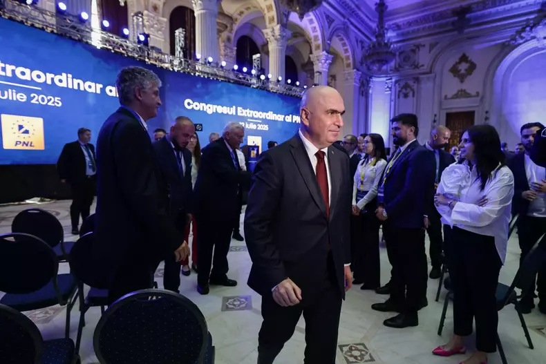 Ilie Bolojan a devenit președinte plin al PNL la Congresul de sâmbătă, 12 iulie, de la Palatul Parlamentului. Foto: Vlad Chirea / Libertatea