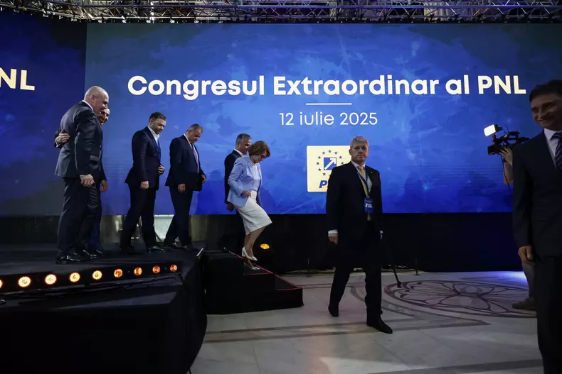 Ilie Bolojan a devenit președinte plin al PNL la Congresul de sâmbătă, 12 iulie, de la Palatul Parlamentului. Foto: Vlad Chirea / Libertatea