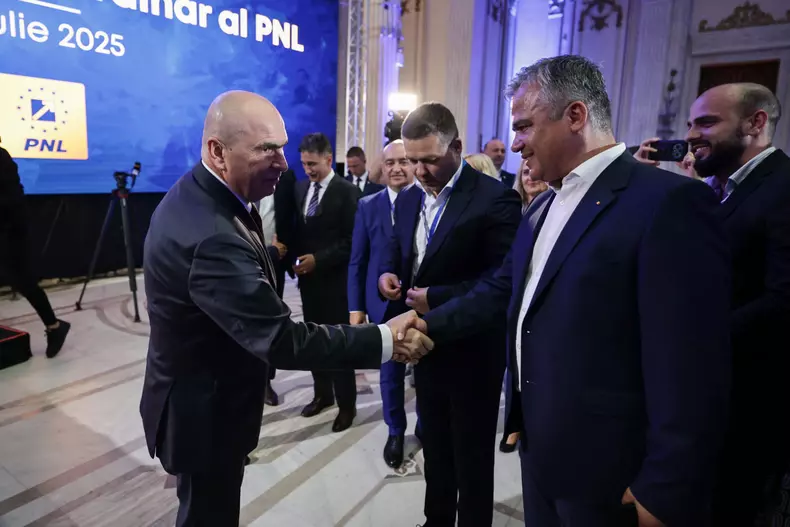 Ilie Bolojan a devenit președinte plin al PNL la Congresul de sâmbătă, 12 iulie, de la Palatul Parlamentului. Foto: Vlad Chirea / Libertatea